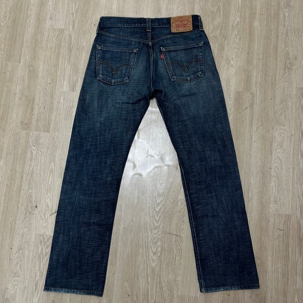 리바이스 501 버튼플라이 스트레이트 데님 청바지 W30 L32