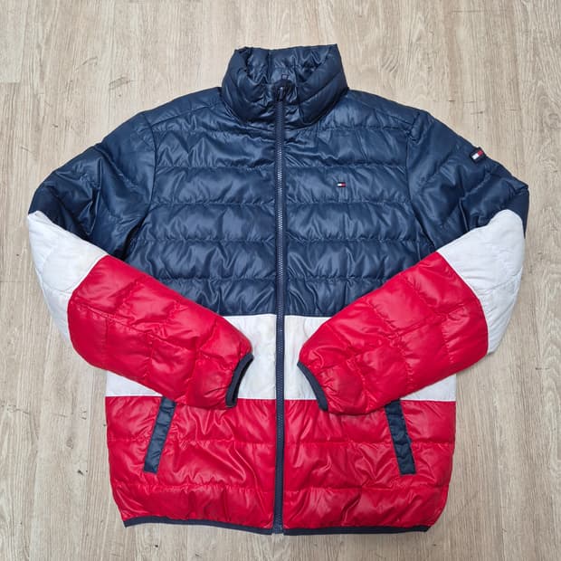 타미힐피거 남성 리버시블 경량패딩 덕다운자켓