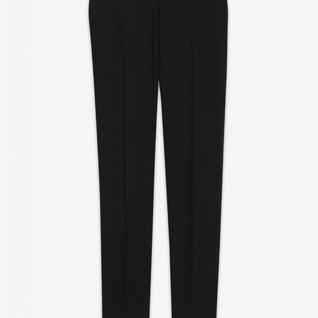 생로랑 개버딘 울  슬랙스 44사이즈