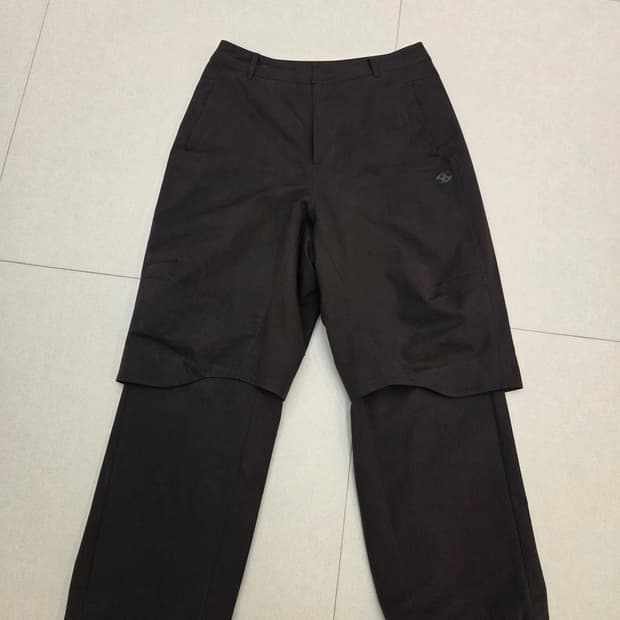 산산기어 레이어드팬츠 브라운 2사이즈