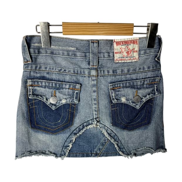 [True Religion] 트루릴리전 데님 미니스커트