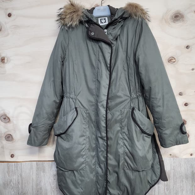 119) 앤클라인 후드 사라피 패딩