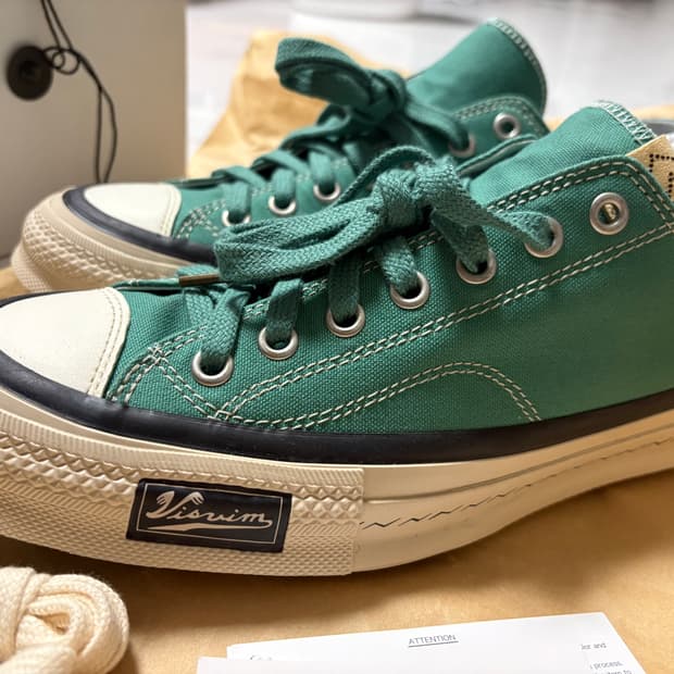 Visvim Skagway lo green 9.5