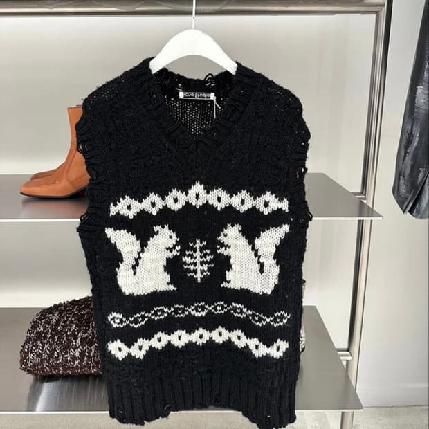 아크네 스튜디오 노르딕ST 니트 베스트