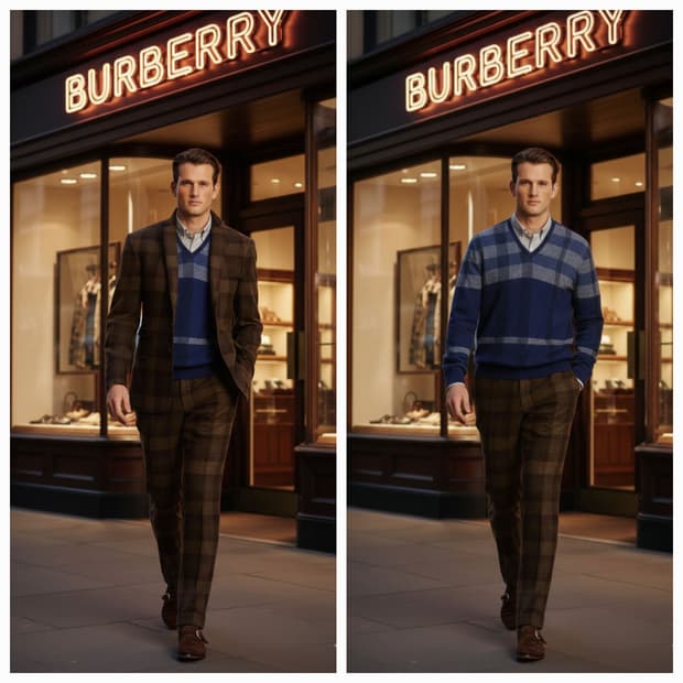 100.버버리 캐시미어 니트