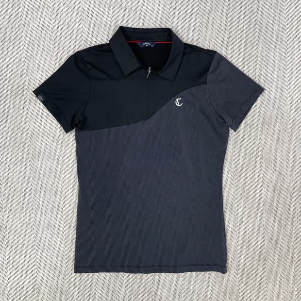 캘러웨이 여성 골프 반팔 카라티 90