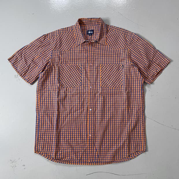 1990’s Made In USA Stussy Check Shirt