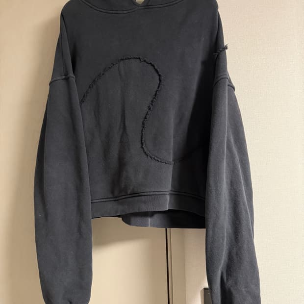 ERL 스월 후드 블랙 L 