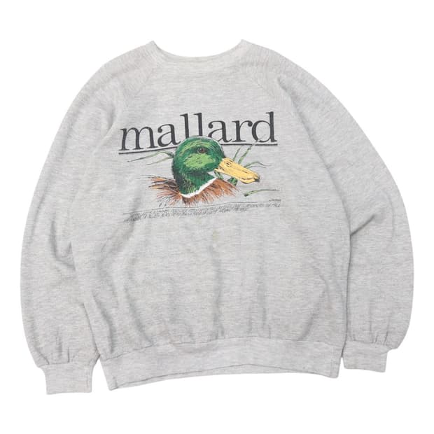 portsman II 빈티지 말라드 덕 그래픽 스웻셔츠 (XL)