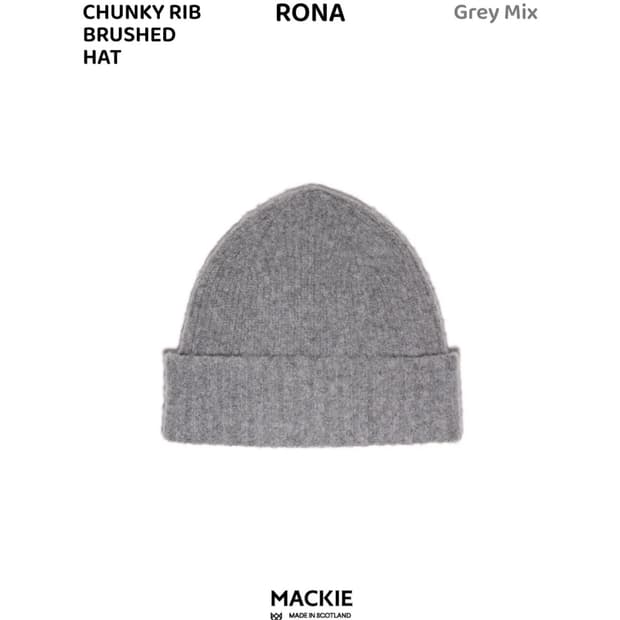 로버트 맥키 Rona Brushed Hat 그레이 믹스