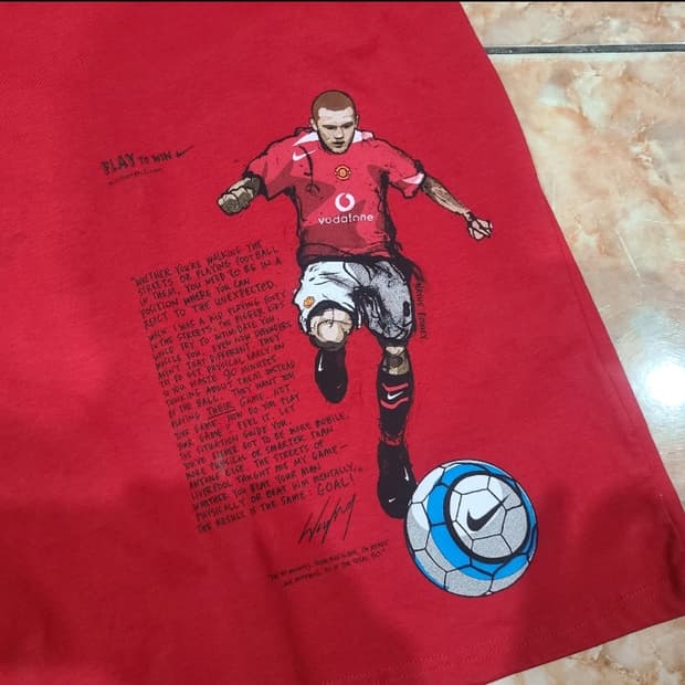 나이키 맨유 웨인루니 빈티지티셔츠