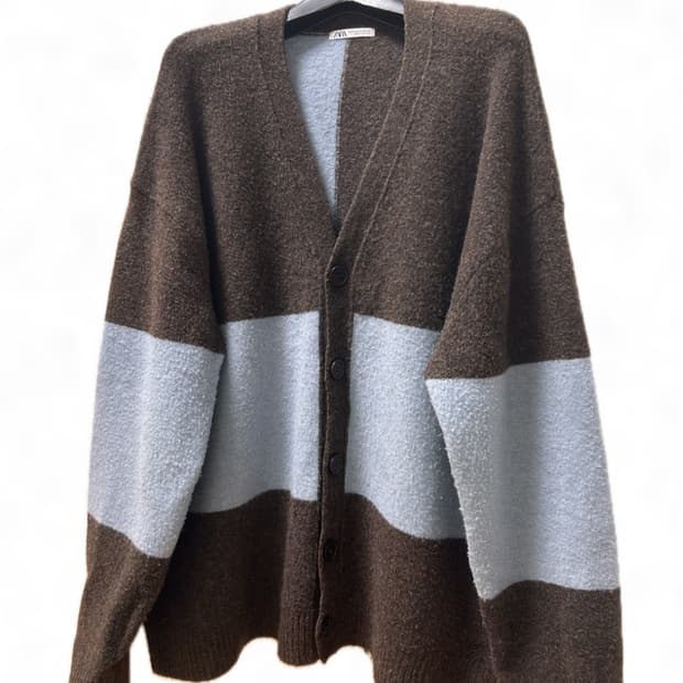 ZARA 스프라이트 니트 가디건