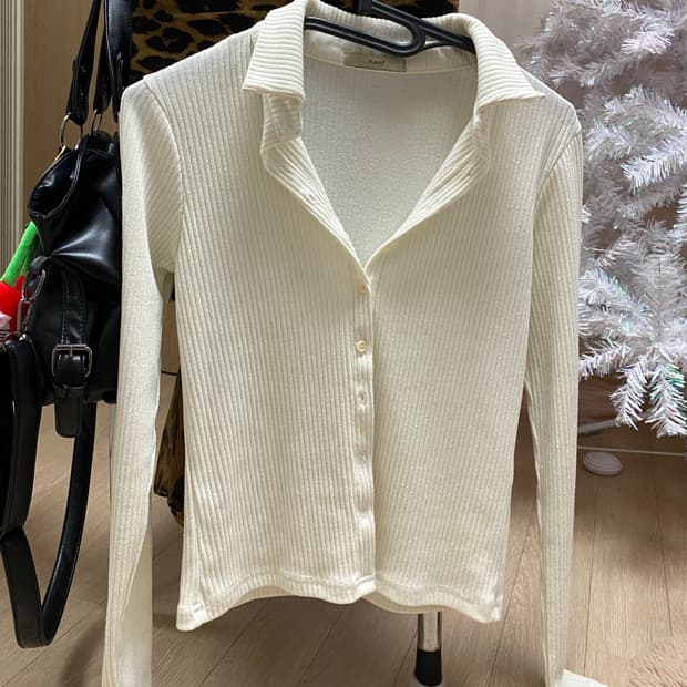 보세 골지니트셔츠