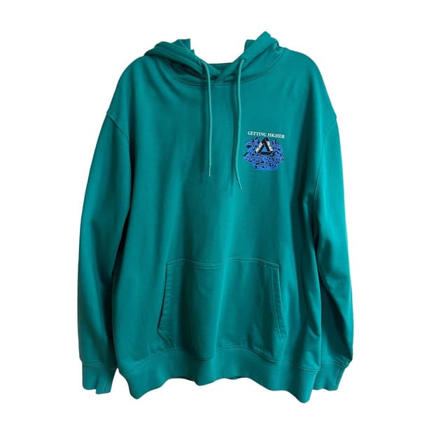 팔라스 PALACE 민트 컬러 후드 XL