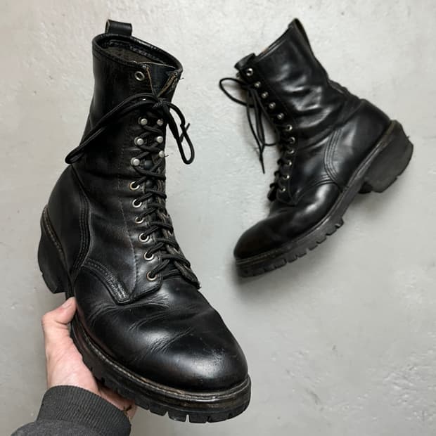90’s OG USA Made 레드윙 699 로거 부츠