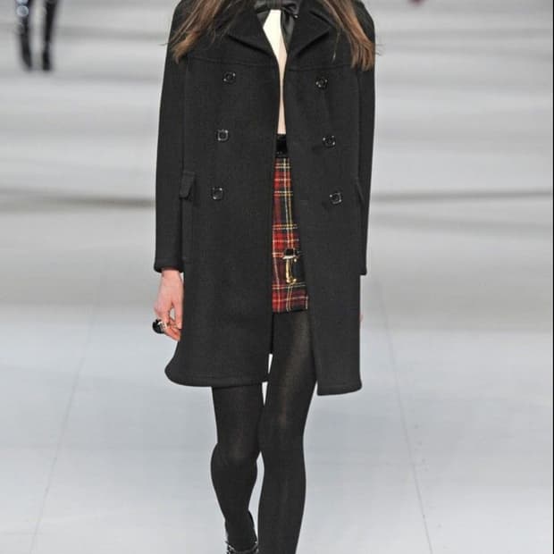 생로랑 울 코트