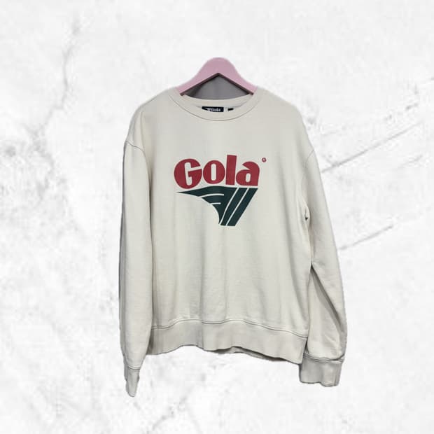 GOLA 골라 빅로고 프린팅 맨투맨 L사이즈