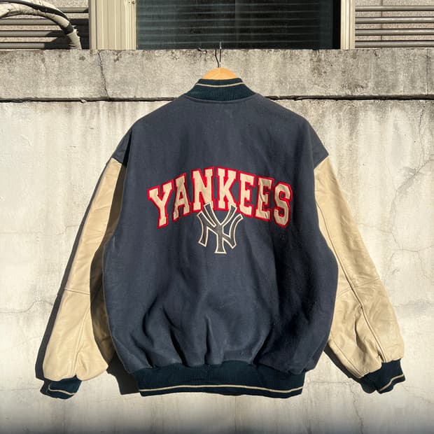 Genuine Merchandise 뉴욕 양키즈 바시티 자켓