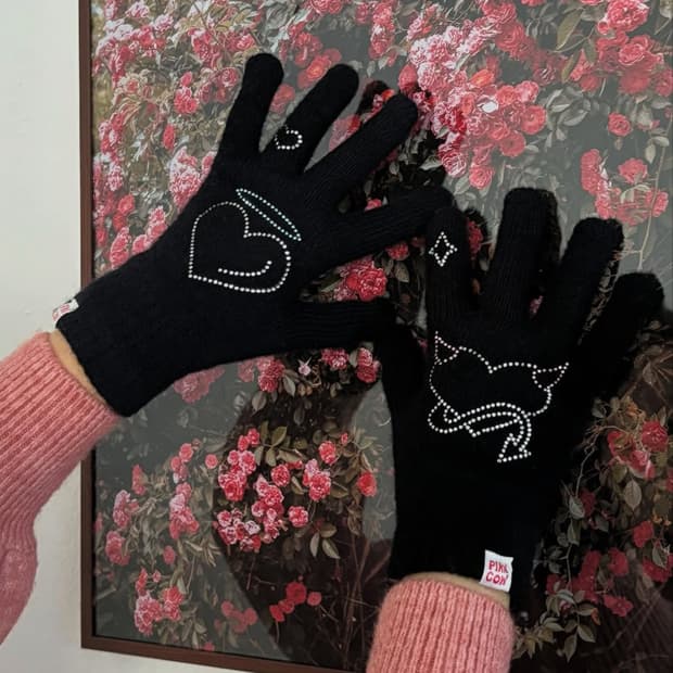 핑크카우베이커리 장갑