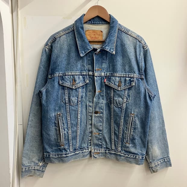 N86 usa 리바이스 데님 트러커 청자켓