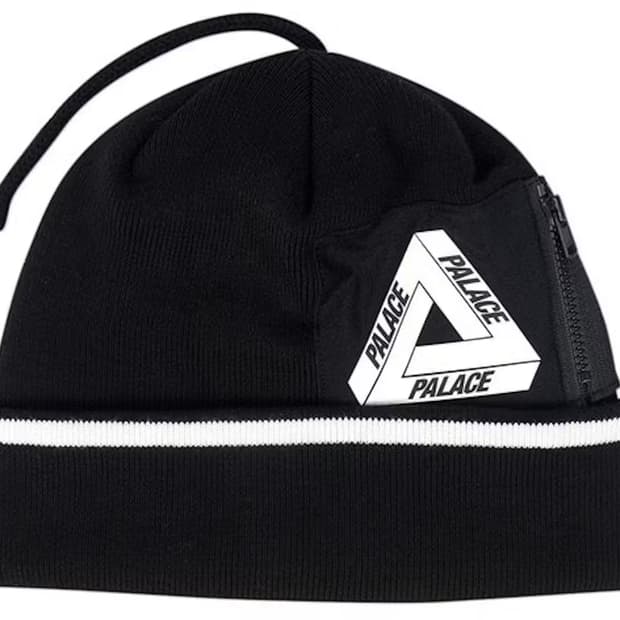 미착용 팔라스 포켓 지퍼 비니