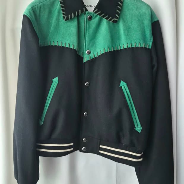 앤더슨벨 스웨이드 봄버자켓 S사이즈
