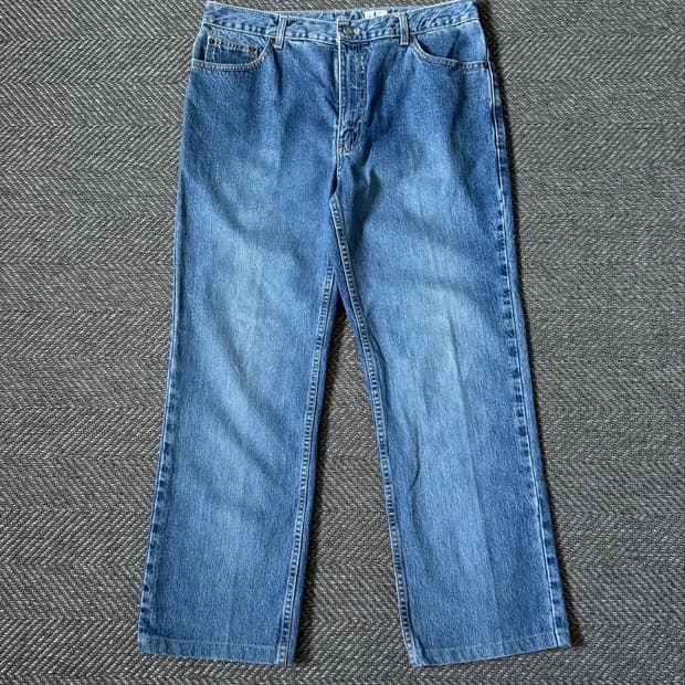 (34) 90s 캘빈클라인 중청 빈티지 데님팬츠