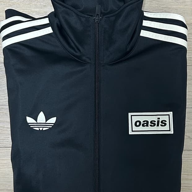 (UK/S)아디다스 x 오아시스 투어 파이어버드 트랙 탑 블랙