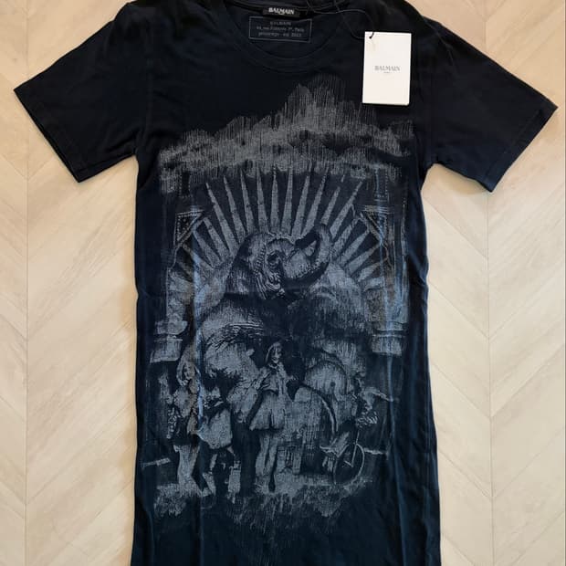 Balmain 13ss elephant t shirt