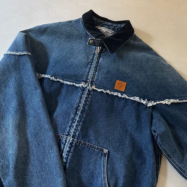 헤리티지플로스 Heritagefloss 데님 블루종 자켓