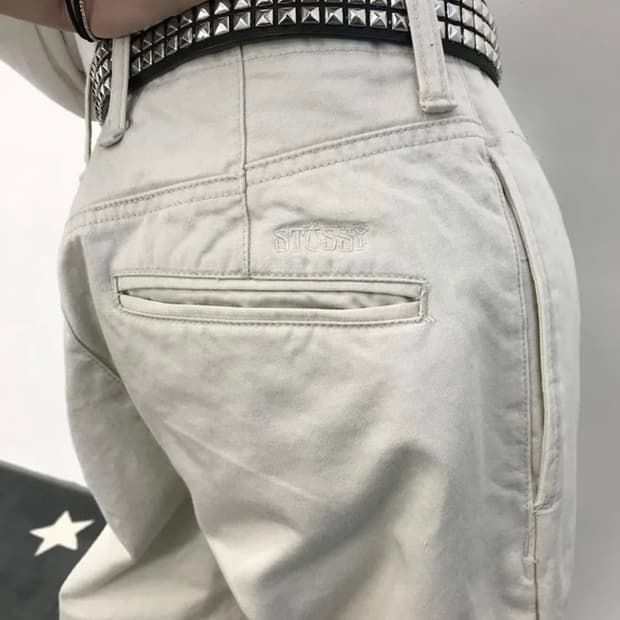 Stussy Ivory chino pants