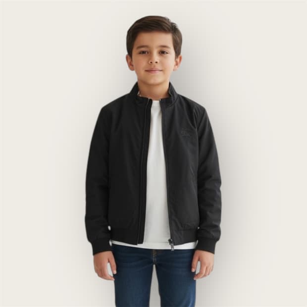 8Y/ 버버리 칠드런 기마병 로고 봄버 자켓