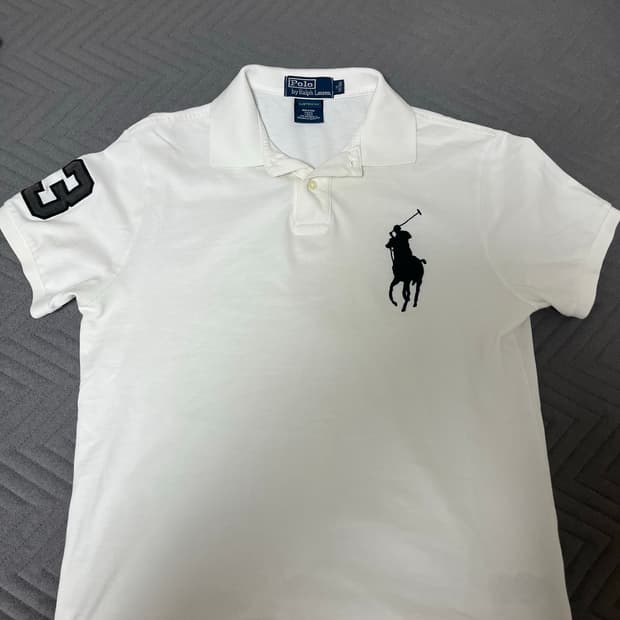 폴로 빅포니 반팔 카라티 화이트M