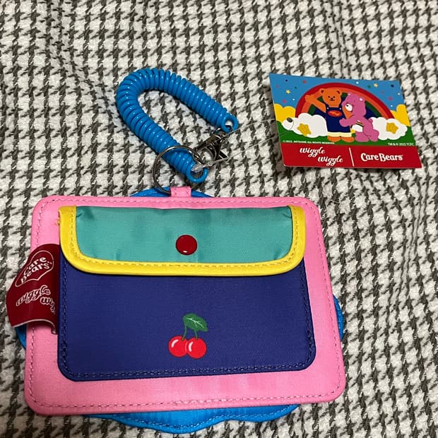 위글위글x케어베어스 카드지갑 키링