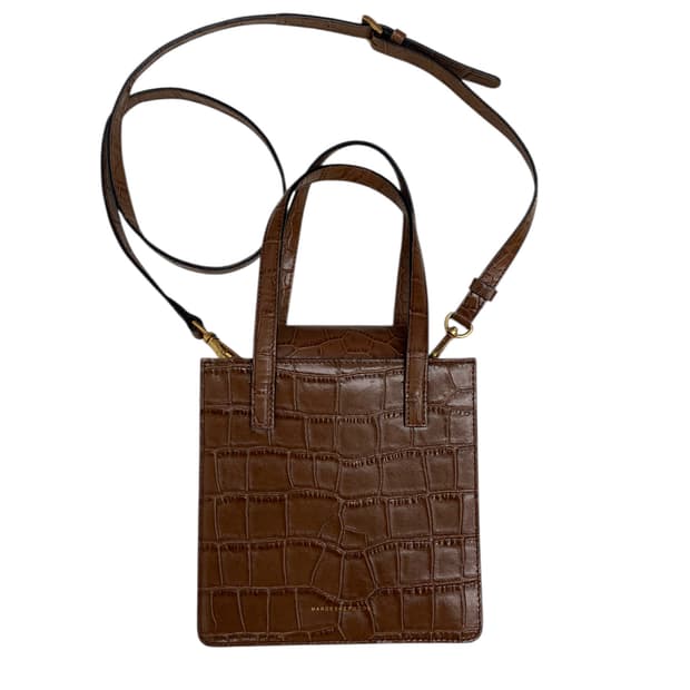 마지셔우드 브라운 크로커 미니 토트백