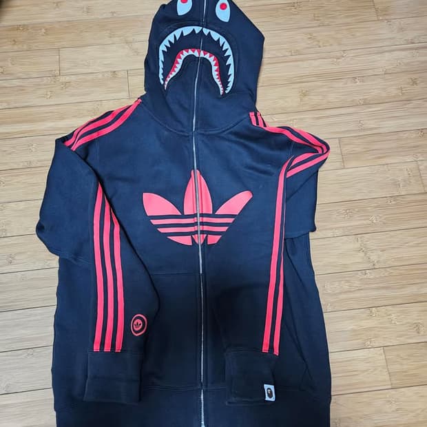 베이프 아디다스 후드