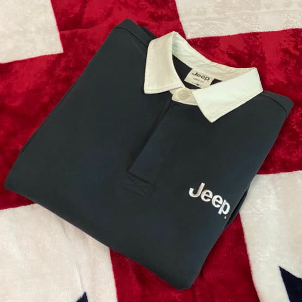 Jeep 지프 럭비 스웨트 셔츠 L