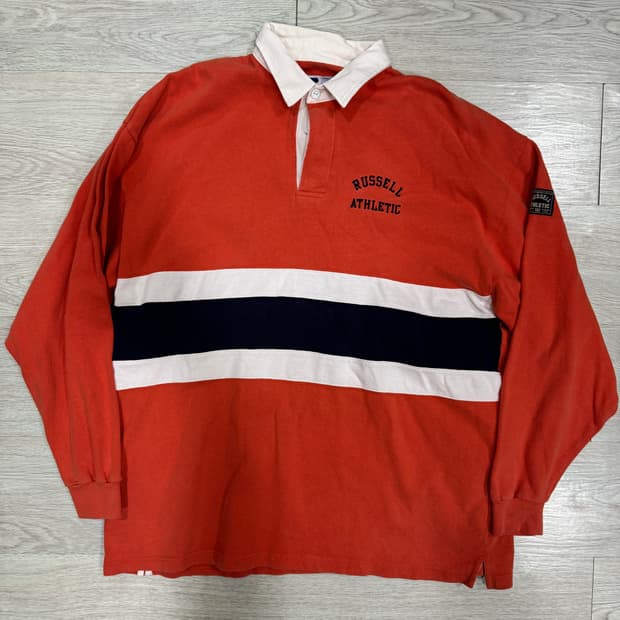 러셀 애슬레틱 럭비 긴팔 티셔츠
