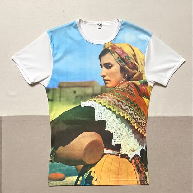 폴스미스 에스닉 우먼 풀프린트 티셔츠 paul smith