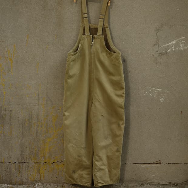 40‘s U.S. Army ww2 탱커 울 라이닝 윈터 오버롤