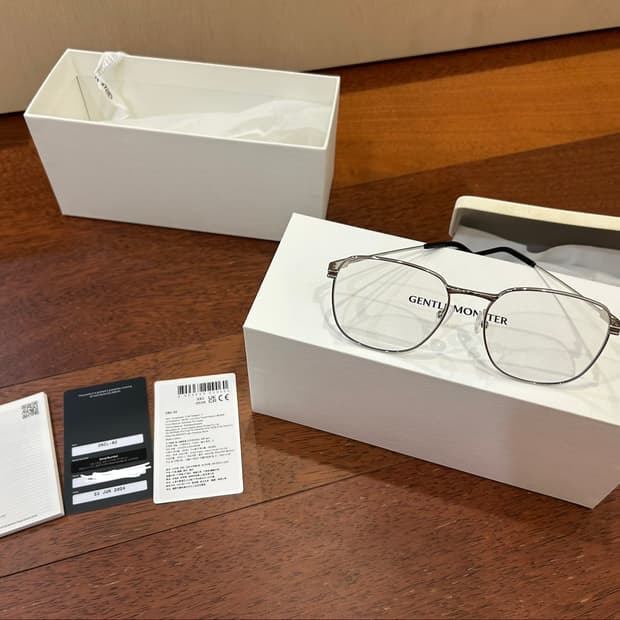 젠틀몬스터 ONIL-02 실버 안경