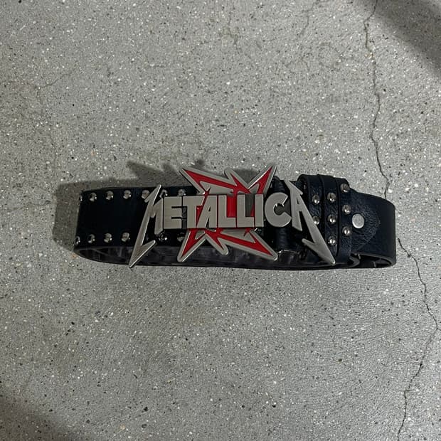 vintage METALLICA belt