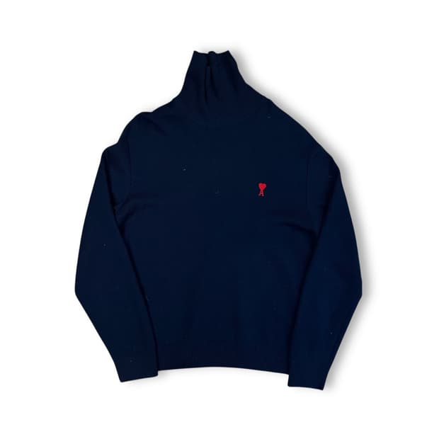 아미 터틀넥 니트