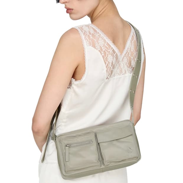 썬번프로젝트 나일론 포켓 크로스백