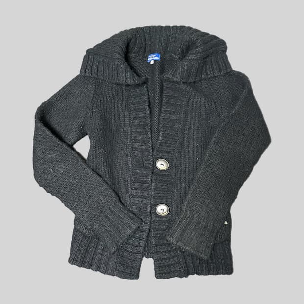 버버리 블루라벨 니트가디건(슬림핏)