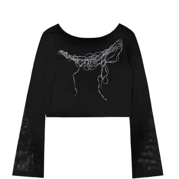 오호스 리버시블 매쉬 롱 슬리브