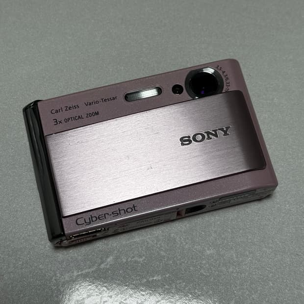 *작례 o* 소니 사이버샷 DSC-T70 핑크 디카