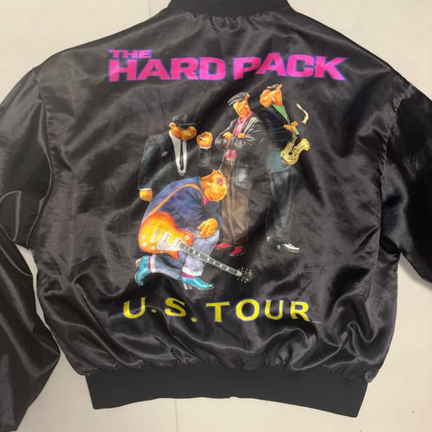 90s 카멜 나일론 자켓 made in usa
