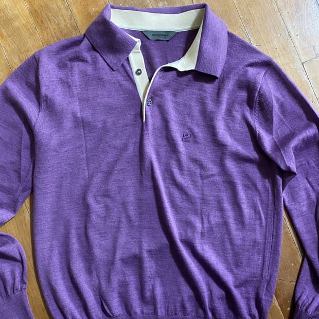 Givenchy 남성 폴로 카라 버튼다운 니트 95(국내100)