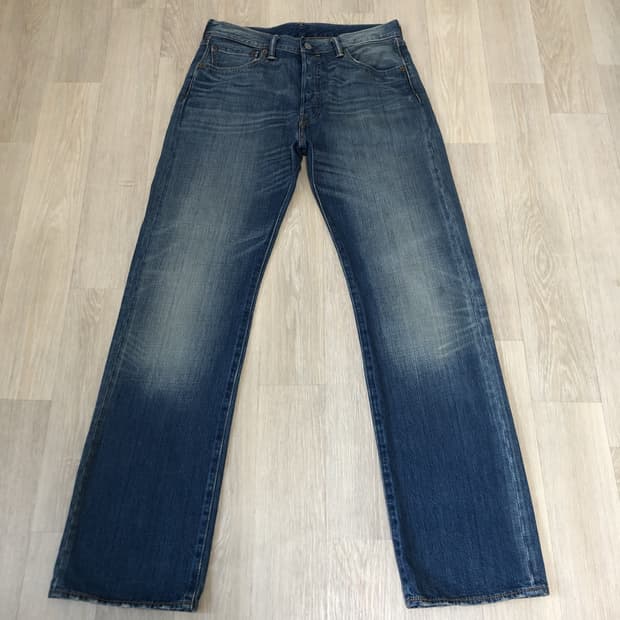 (31) 리바이스 Levi's 501 스트레이트진 연청 워시드 데님